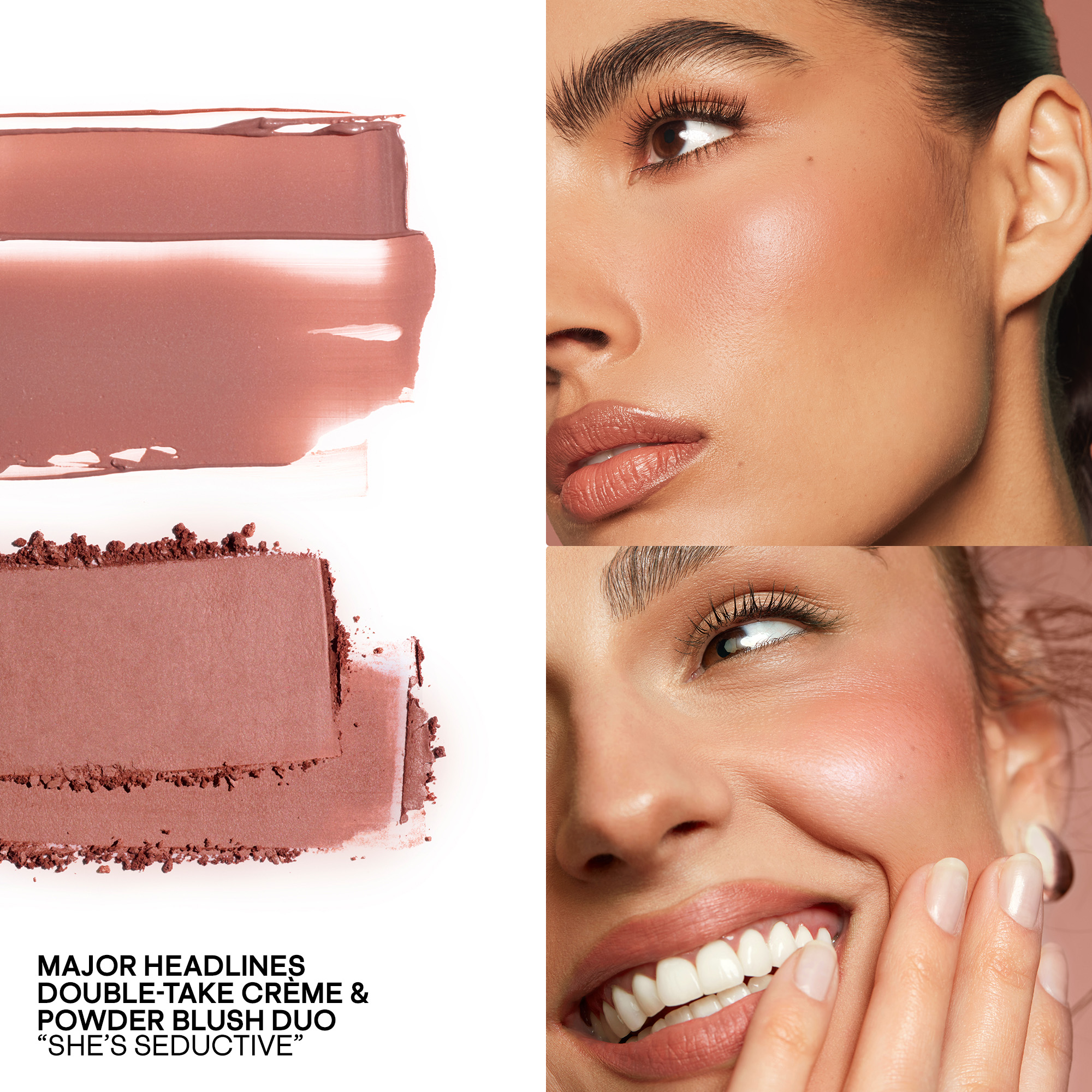 MAJOR HEADLINES DOUBLE-TAKE CR&Egrave;ME & POWDER BLUSH DUO (D&Uacute;O DE RUBOR)